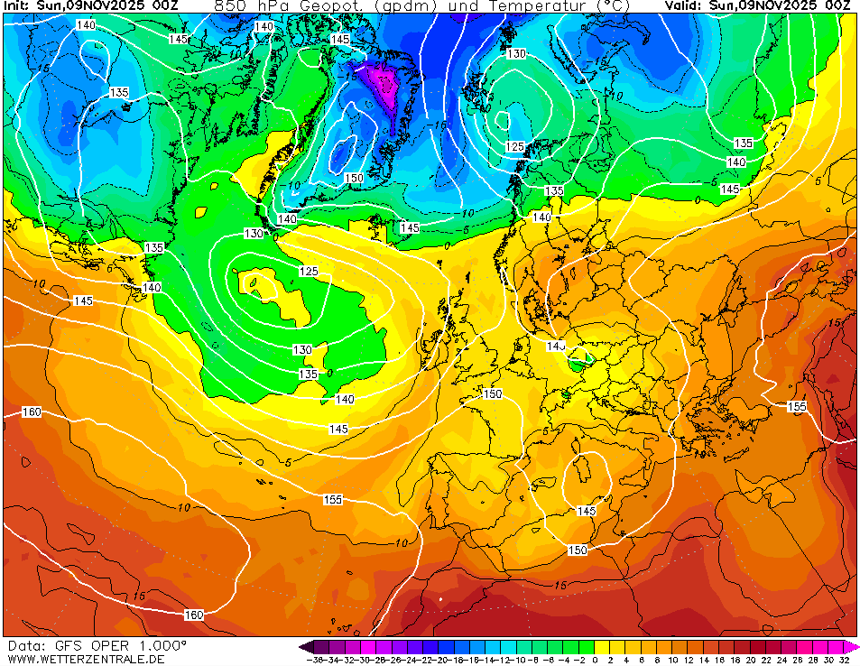 Mappa a 850hPa